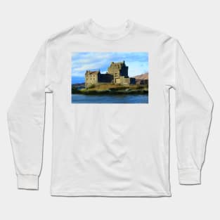 Eilean Donan Castle in the Highlands of Scotland Long Sleeve T-Shirt